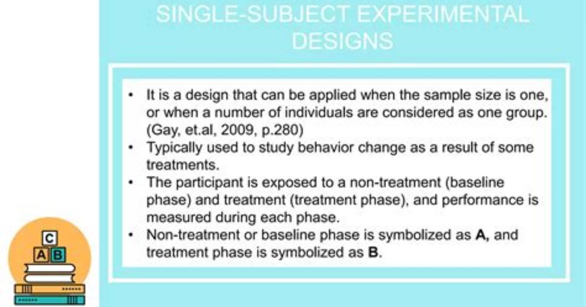 What Is a Experimental Subject