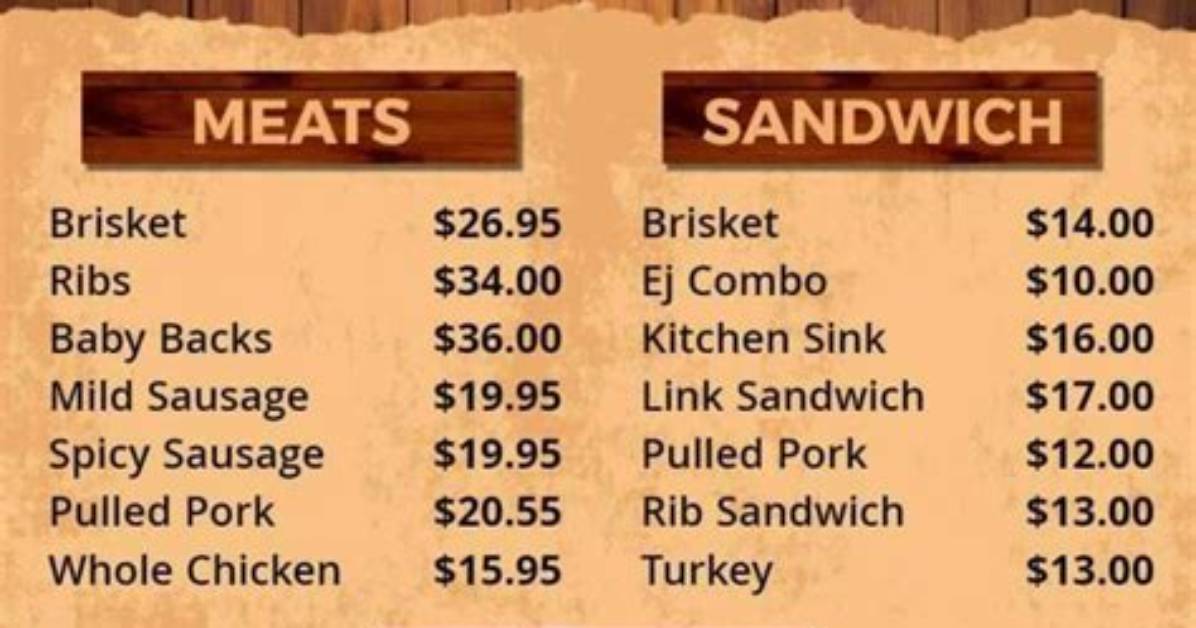 What Is a Good Bbq Menu