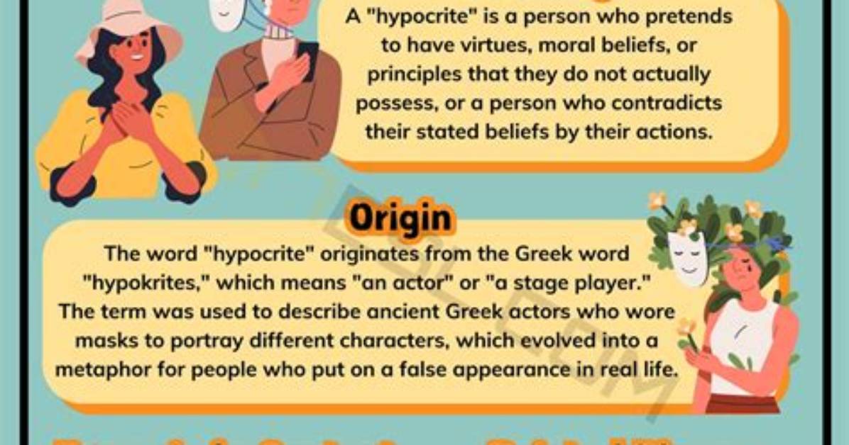 What Is a Hypocrite￼?