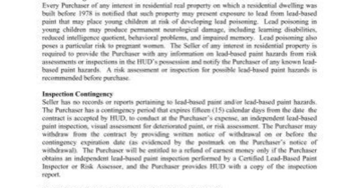 What Is a Lbp Addendum