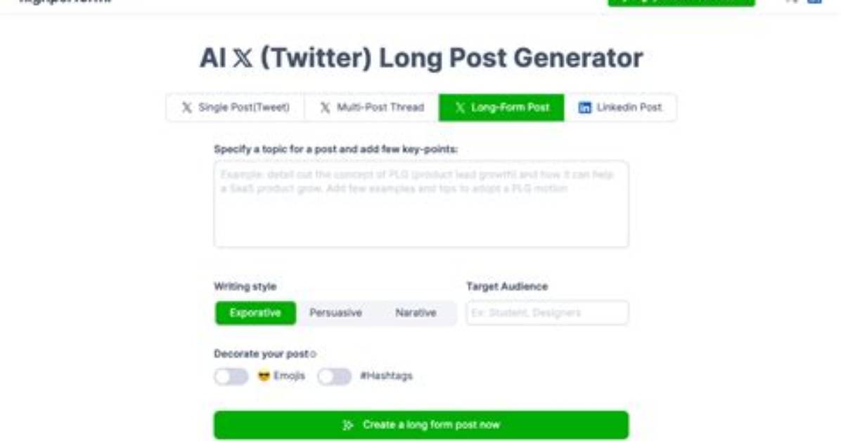 What Is a Long Form Post
