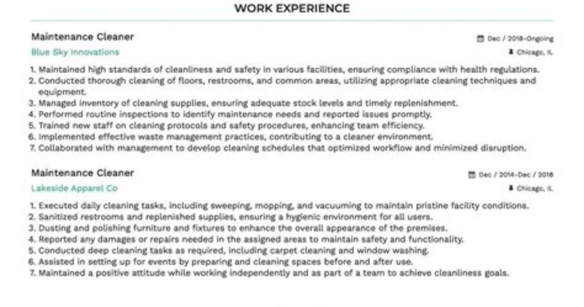 What Is a Maintenance Cleaner