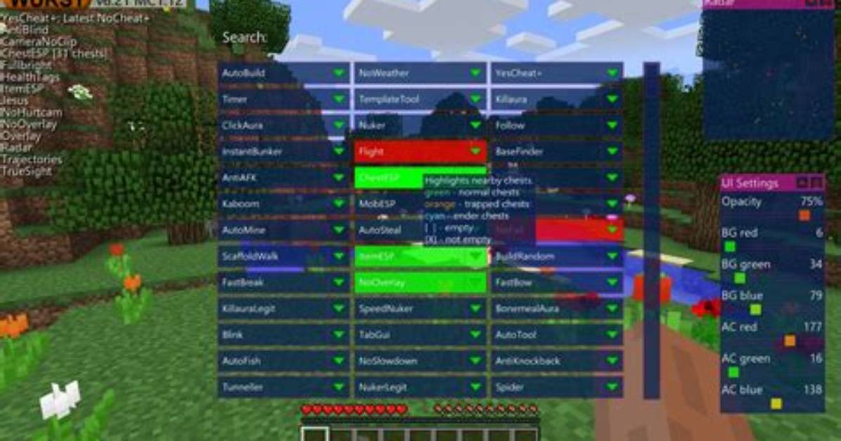 What Is a Minecraft Hacked Client
