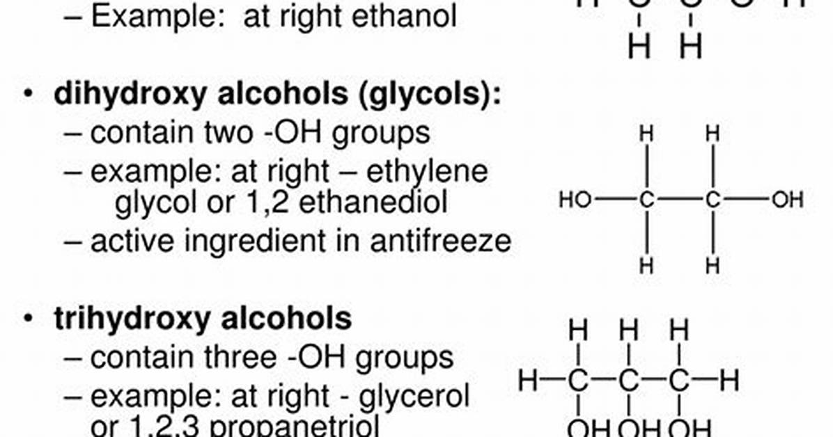 What Is a Monohydroxy Alcohol?