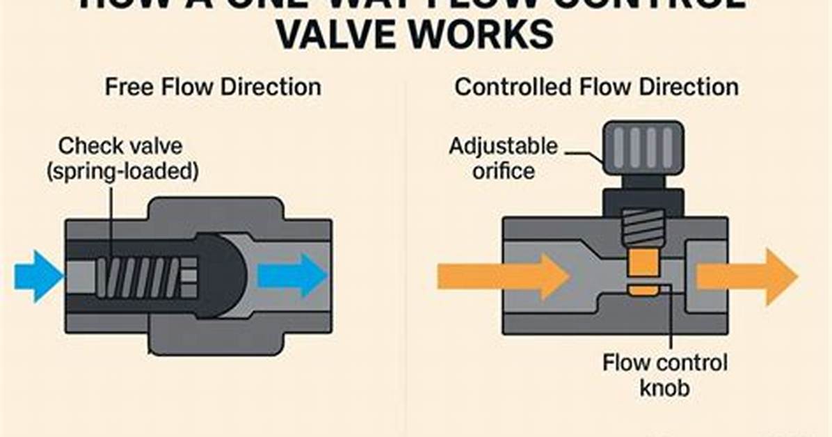 What Is a One Way Flow Control Valve?