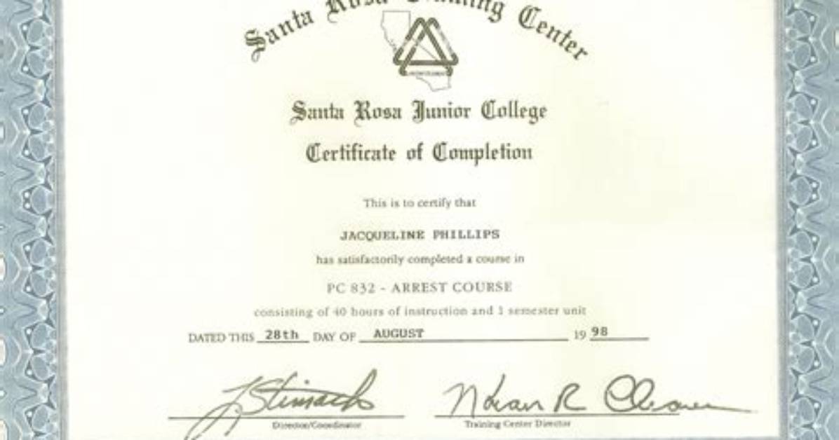 What Is a Pc 832 Certificate