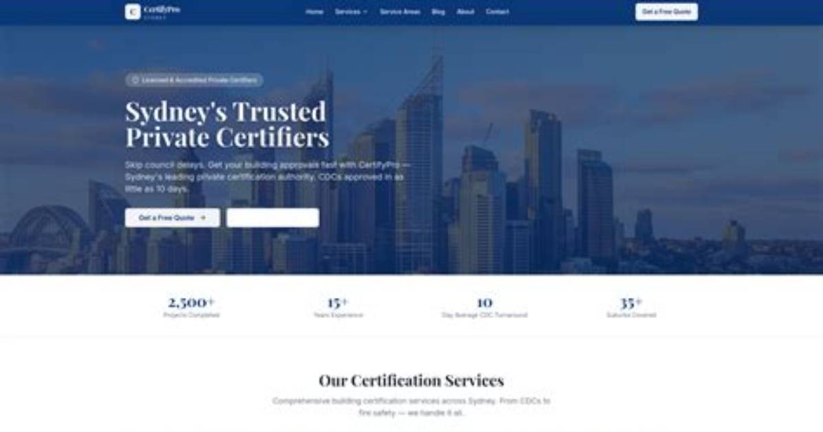 What Is a Private Certifier?