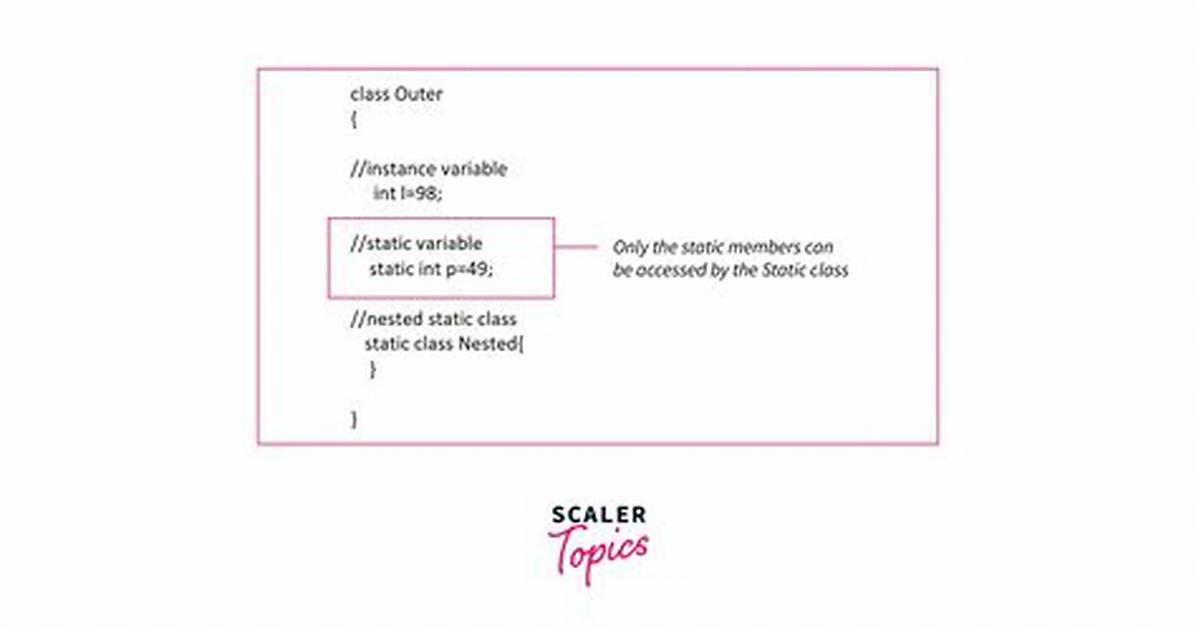 What Is a "Static" Class?