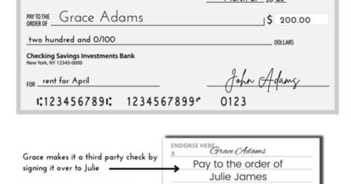 What Is a Third Party Check Example?