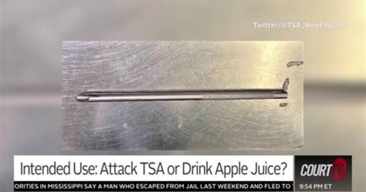 What Is a Vampire Straw? Why Was a Man Arrested for Carrying It?