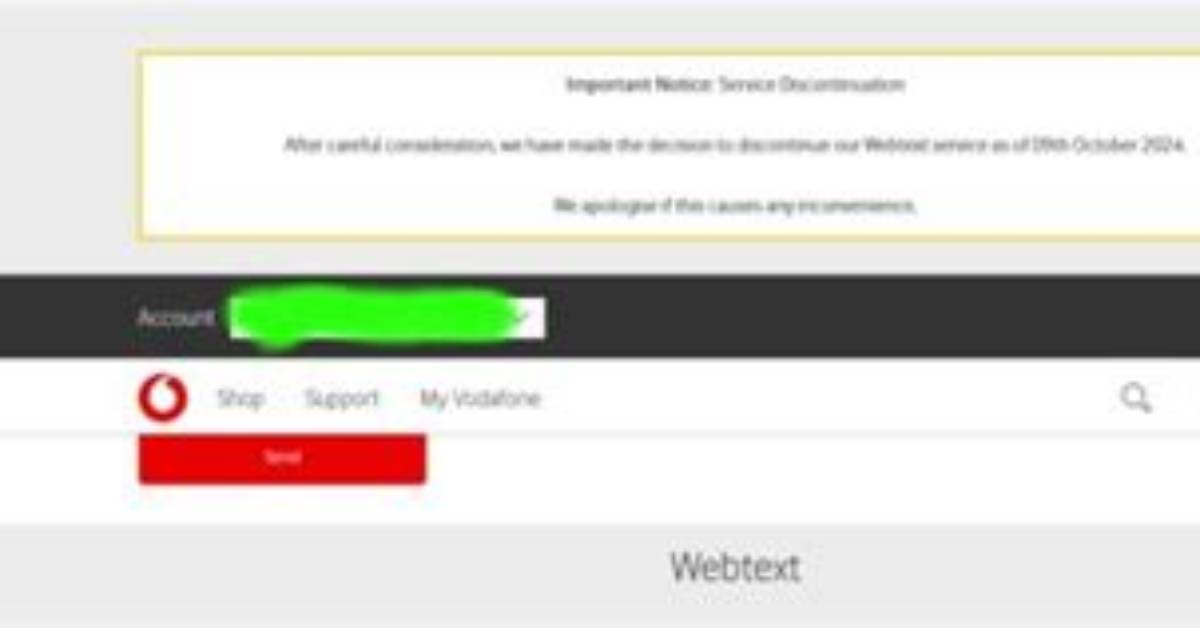 What Is a Vodafone Webtext