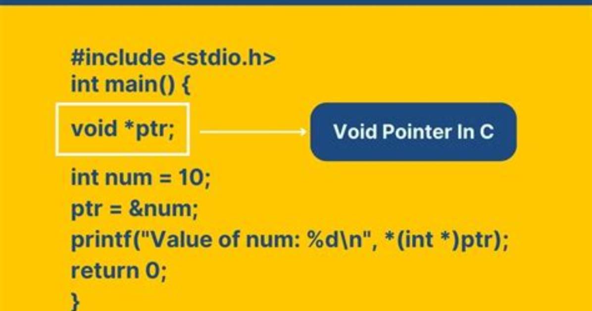 What Is a Void Pointer in C++? [Duplicate]