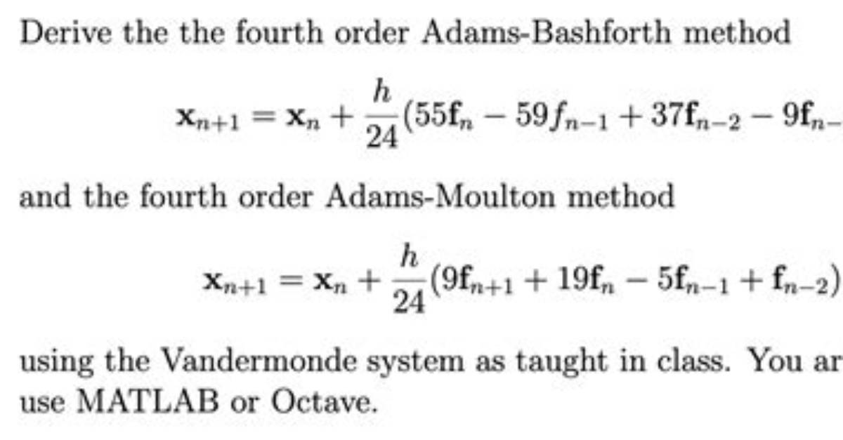 What Is Adam Bashforth Method?
