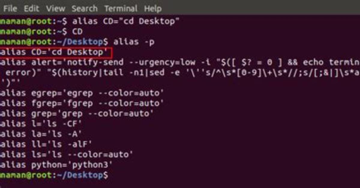 What Is Alias Command in Unix?