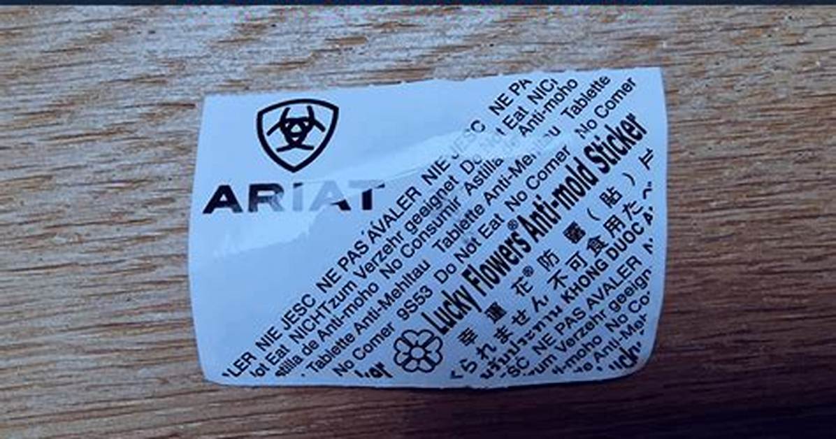 What Is an Anti-Mold Sticker Used for?