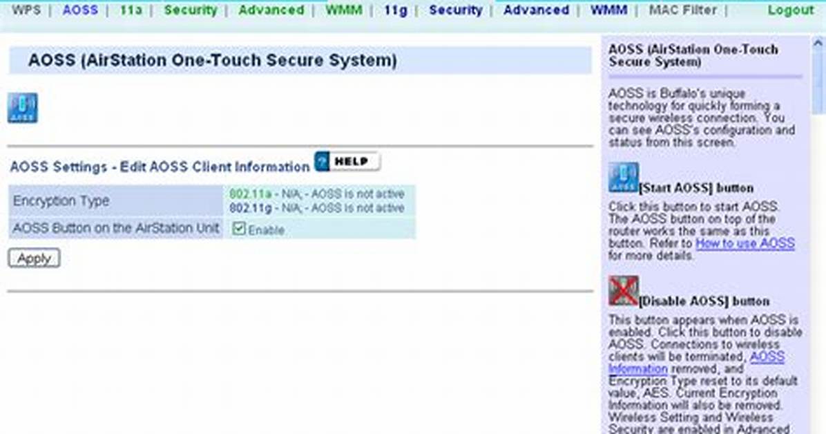 What Is an Aoss Access Point?