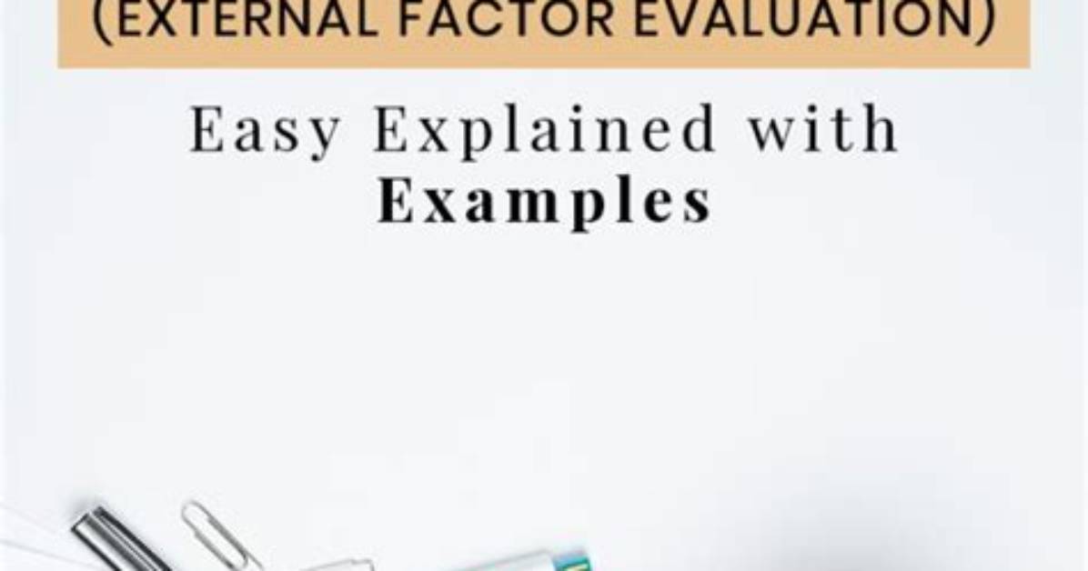 What Is an Efe Matrix