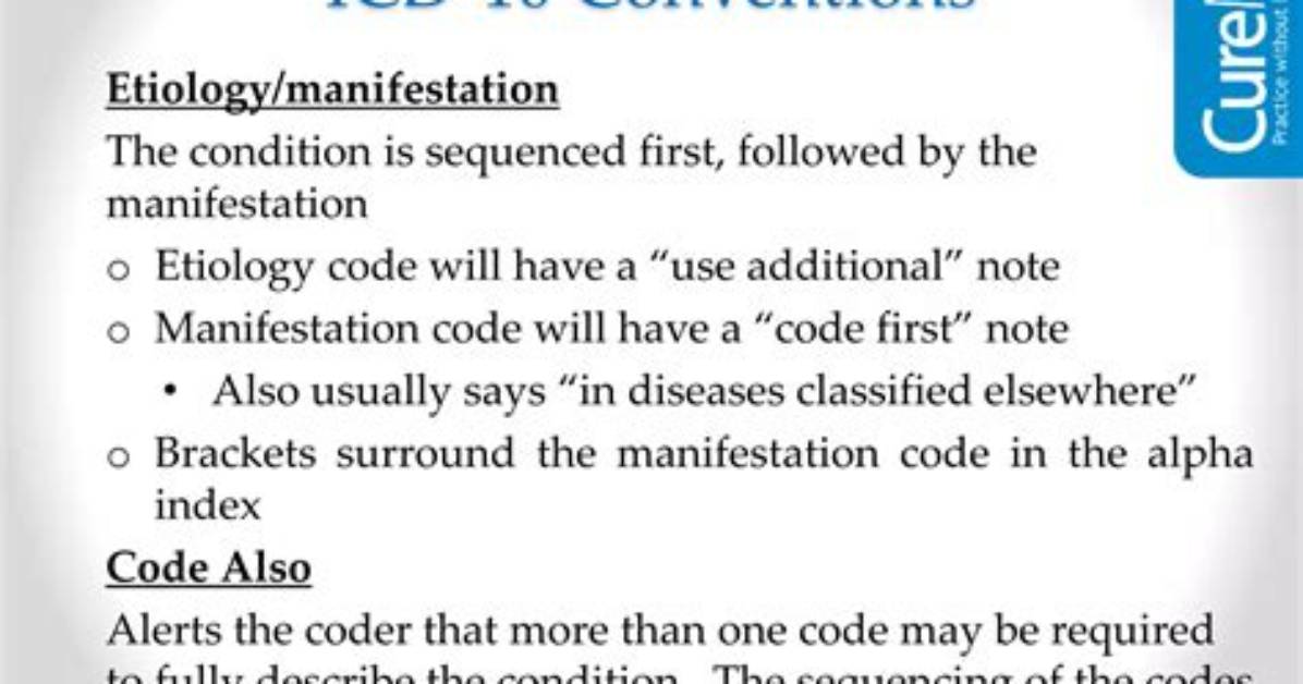What Is an Etiology Code