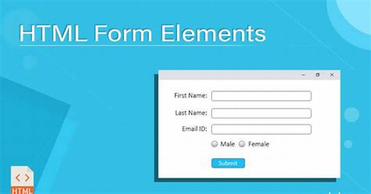 What Is an Html5 Form