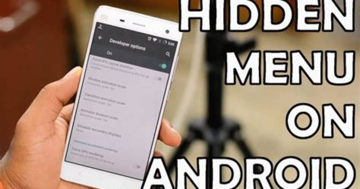 What Is Android Hidden Menu?
