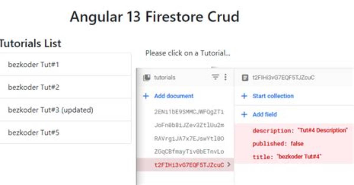 What Is Angularfirestore