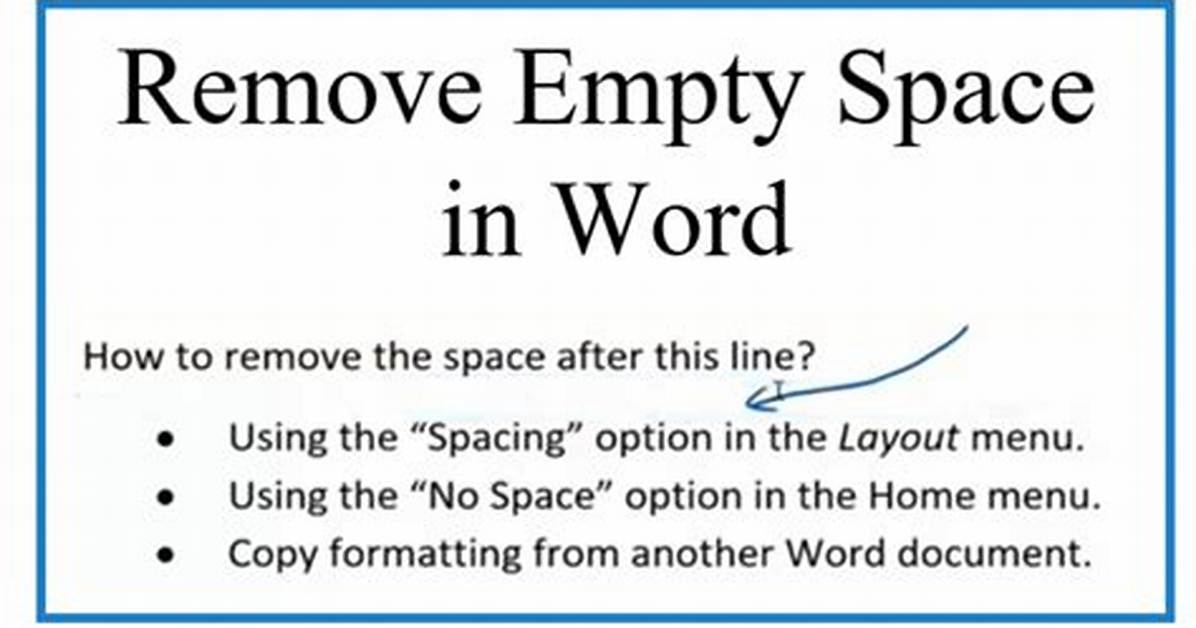What Is Another Word for Empty Space?