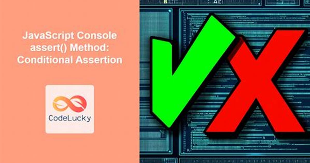 What Is “Assert” in Javascript?