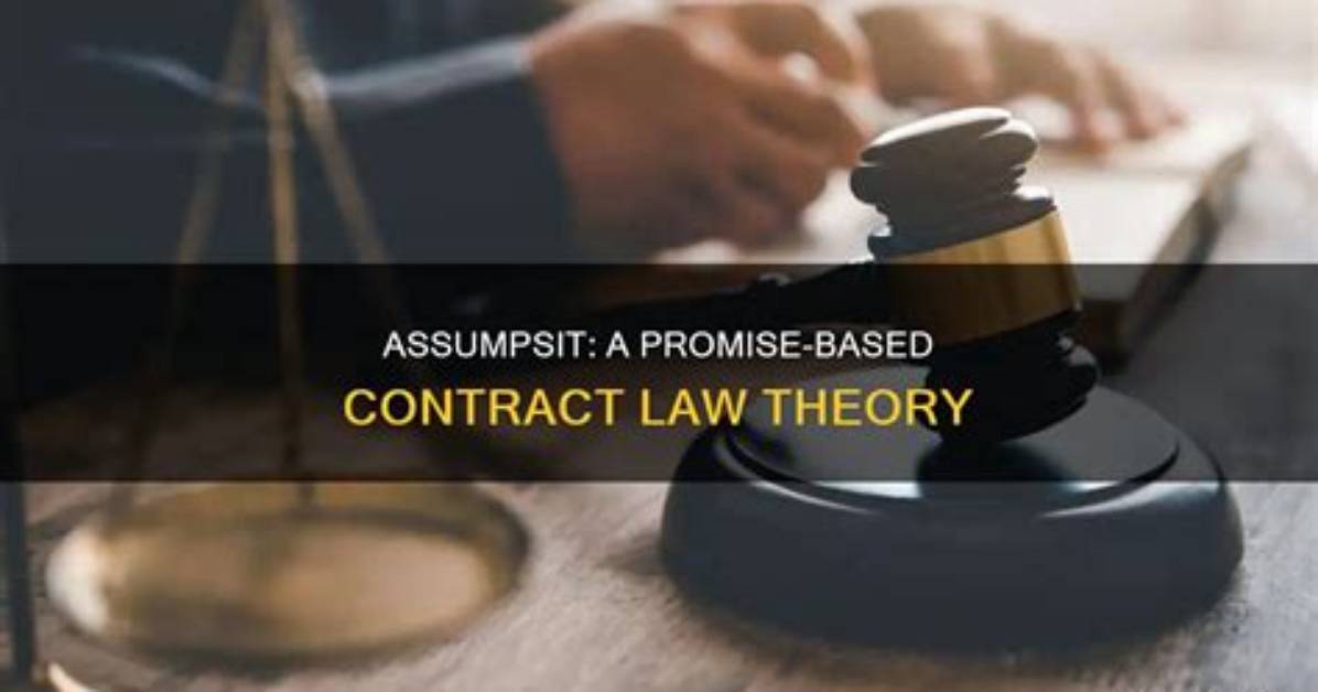 What Is Assumpsit Judgment