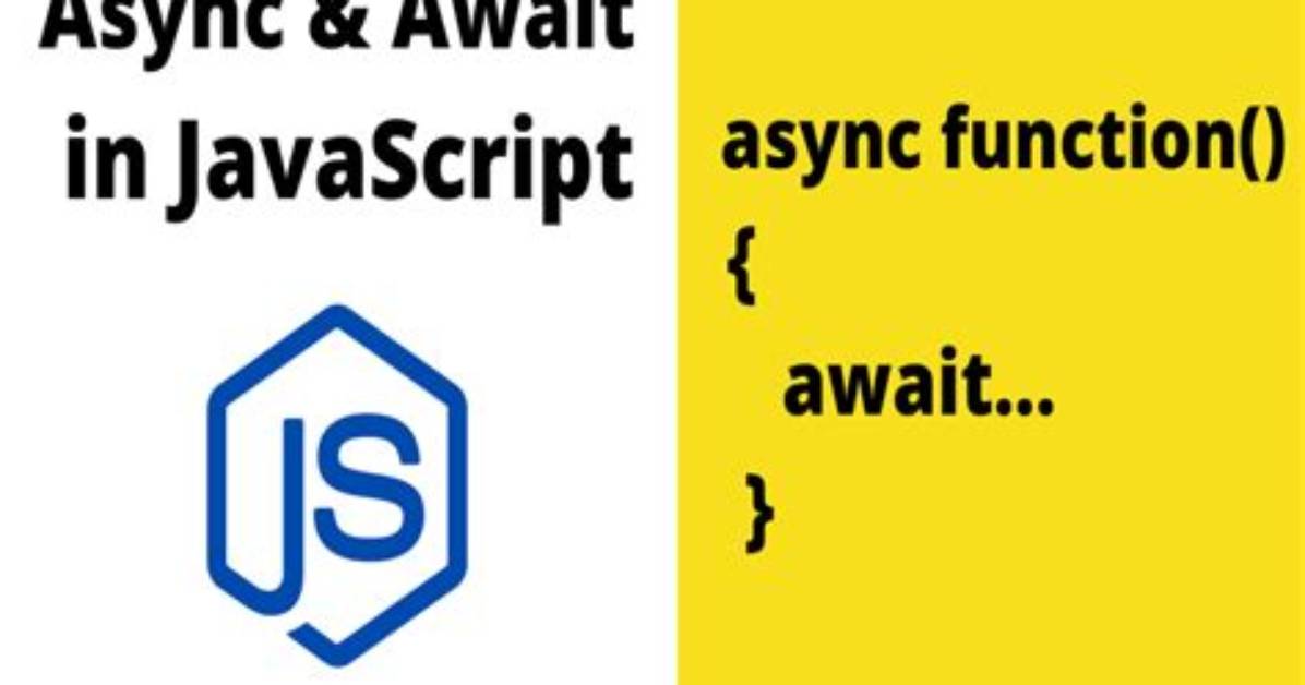 What Is Async Await Javascript?
