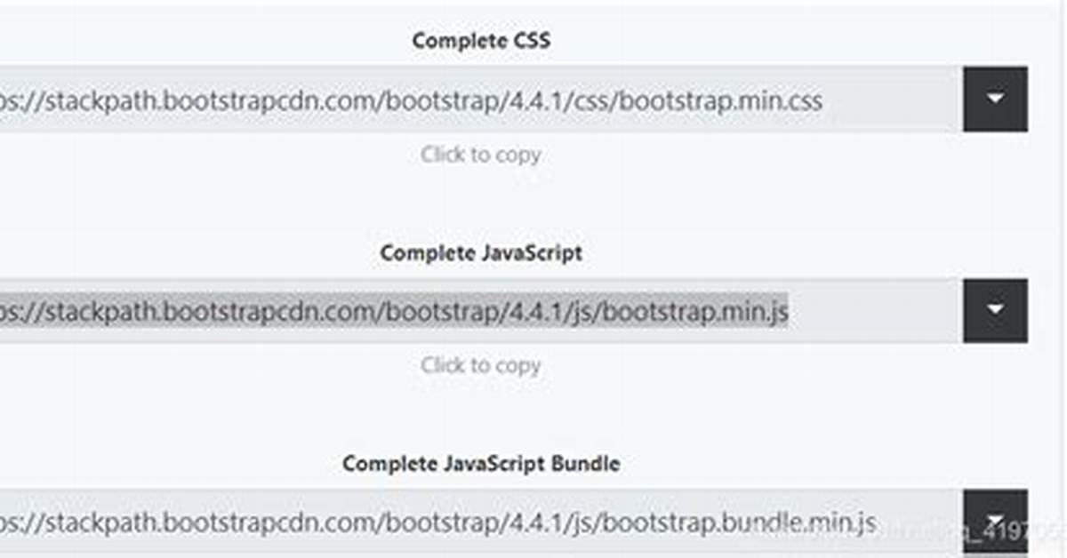 What Is Bootstrap Min Js