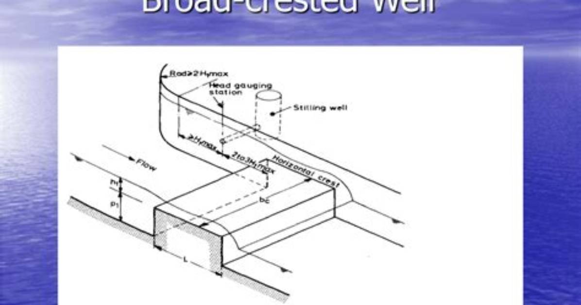 What Is Broad Crested Weir?