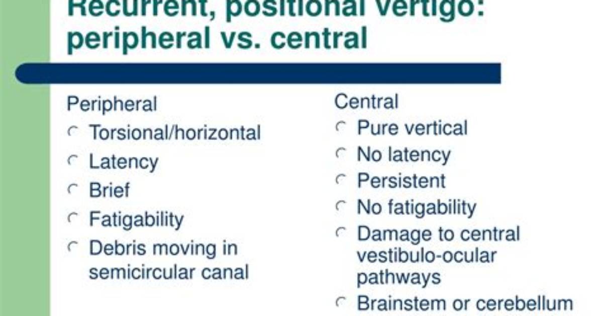 What Is Central Positional Vertigo