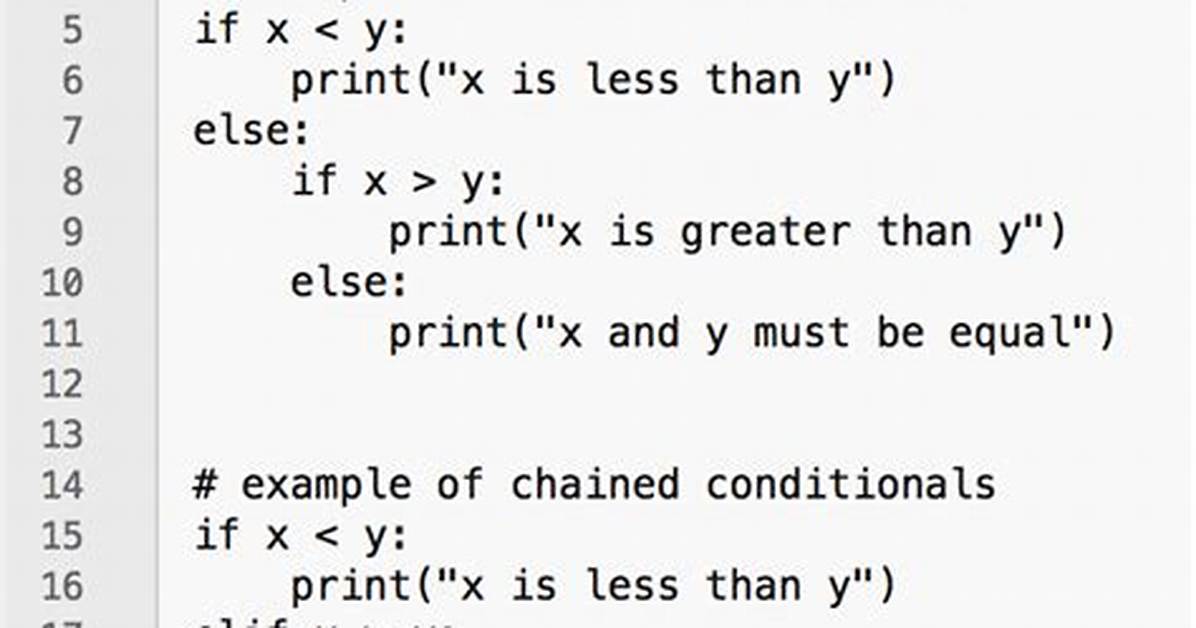 What Is Chained Conditional in Python?