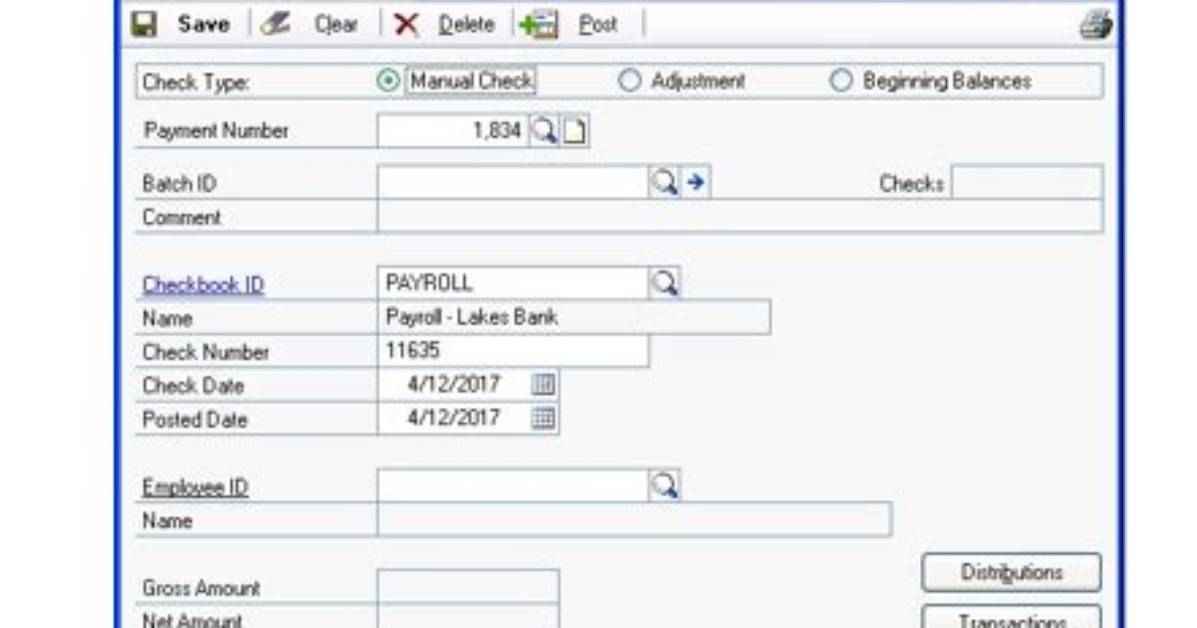 What Is Check Adjustment