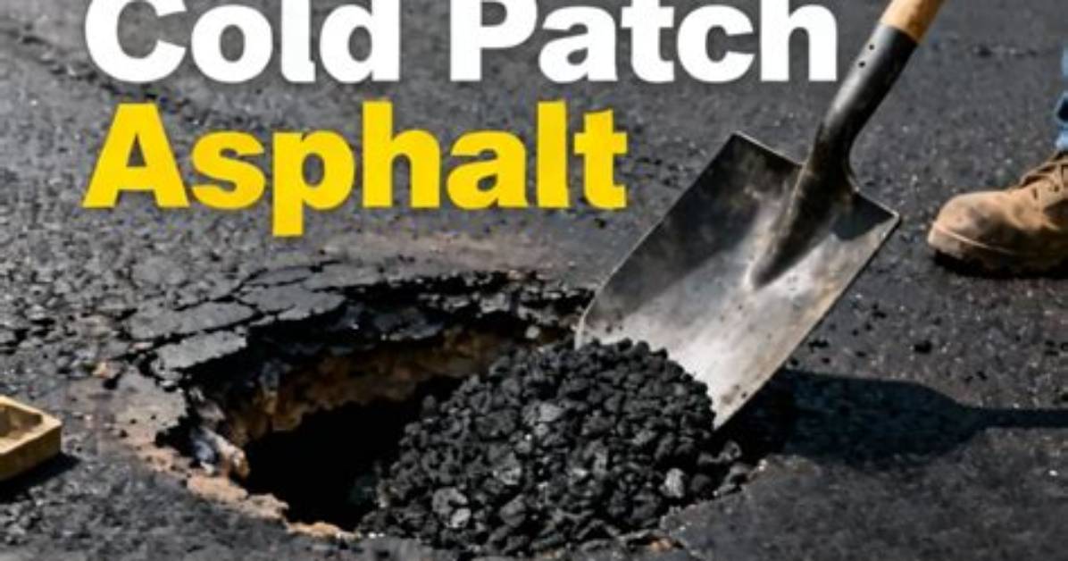 What Is Cold Patch Asphalt
