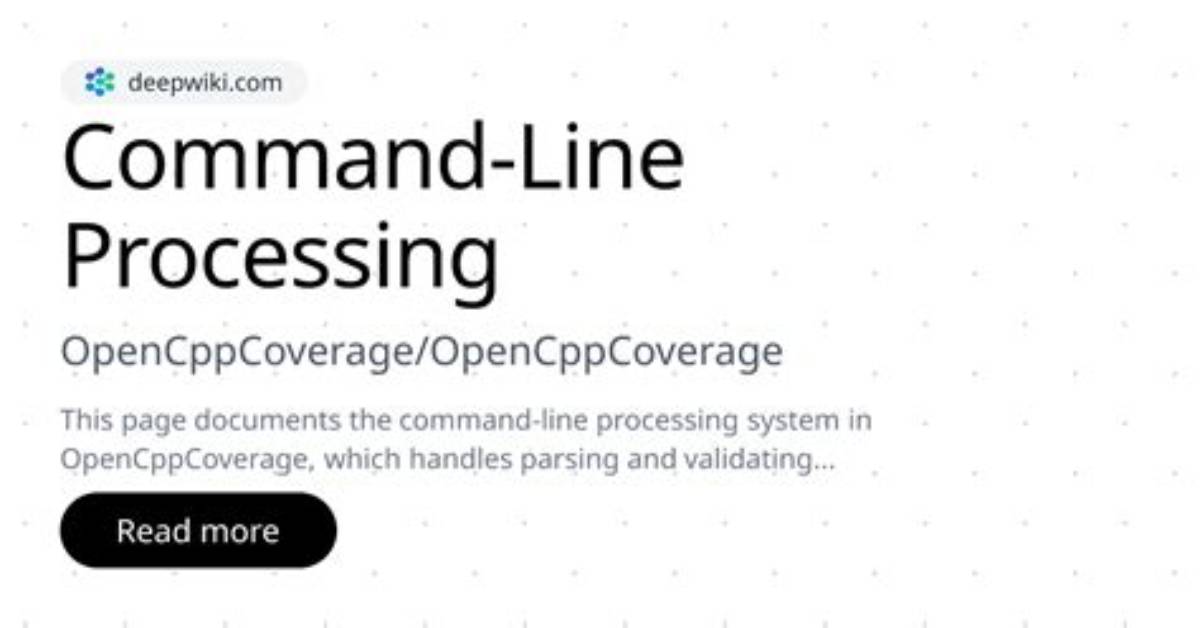 What Is Command Line Processing?