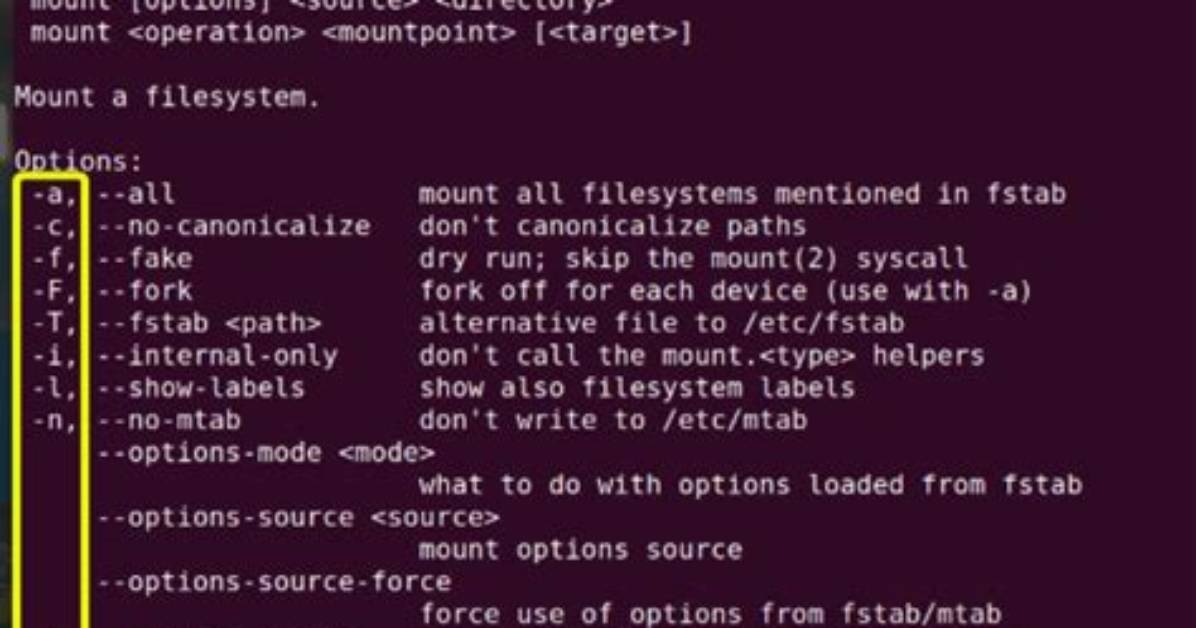What Is Command Mount in Linux?