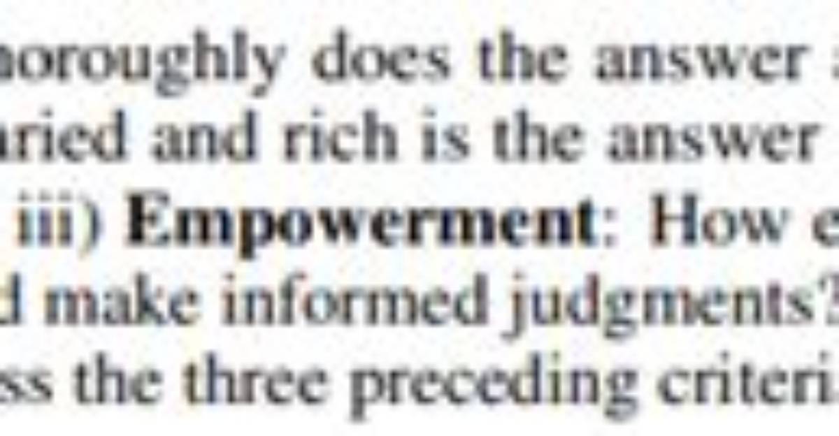 What Is Comprehensiveness in Testing and Evaluation?