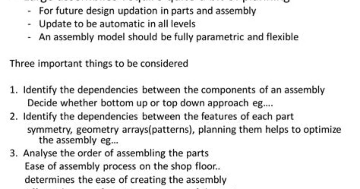 What Is Considered an Assembly
