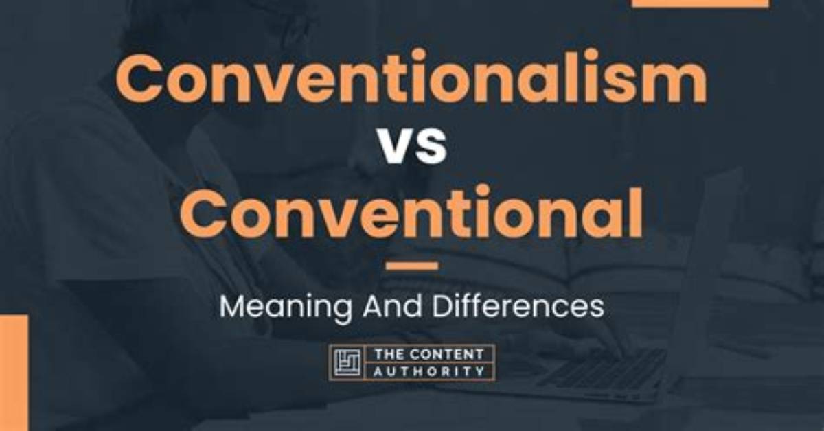 What Is Conventional Notion
