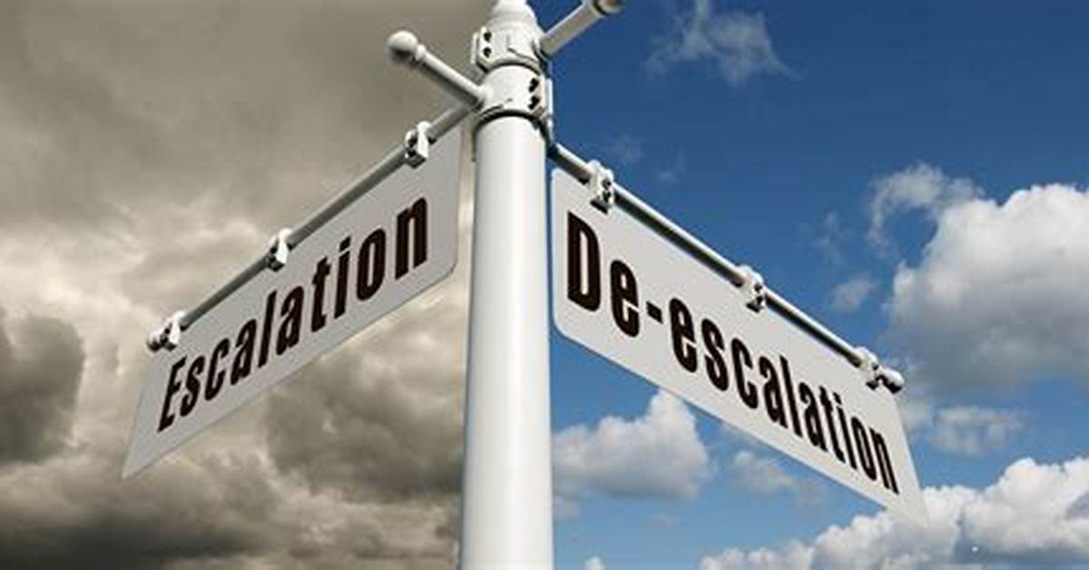 What Is De Escalation?