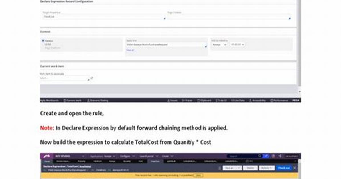 What Is Declare Expression in Pega