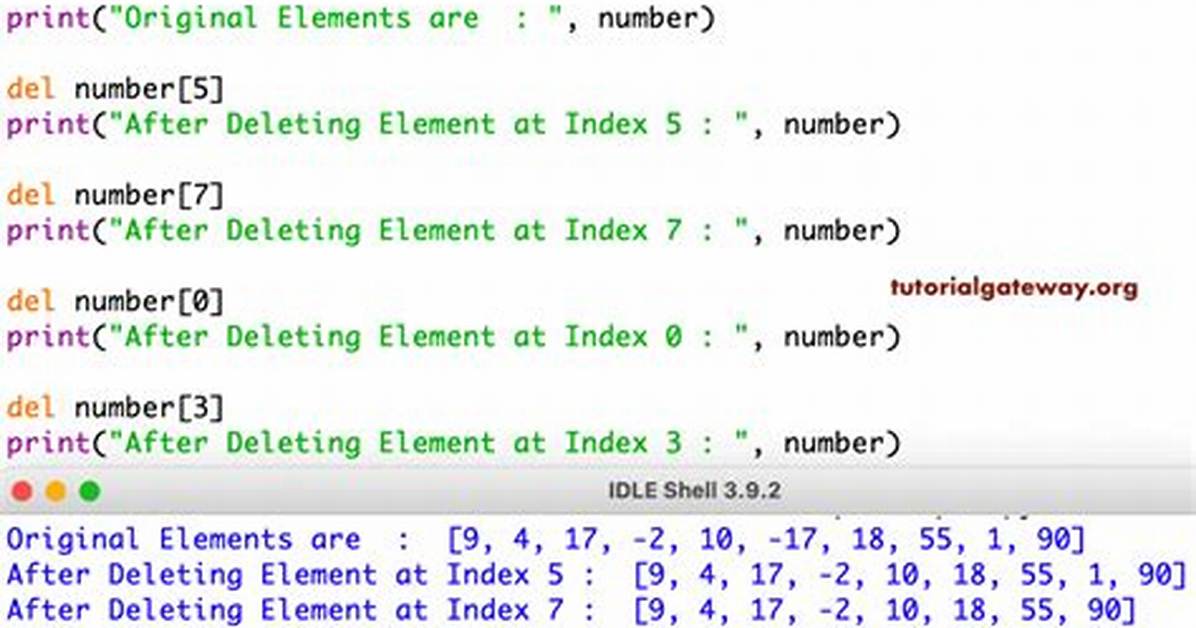 What Is Del in Python?