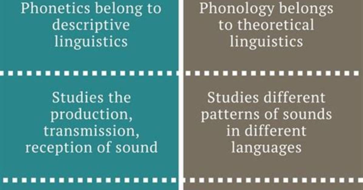 What Is Difference Between Phonetics and Phonology?