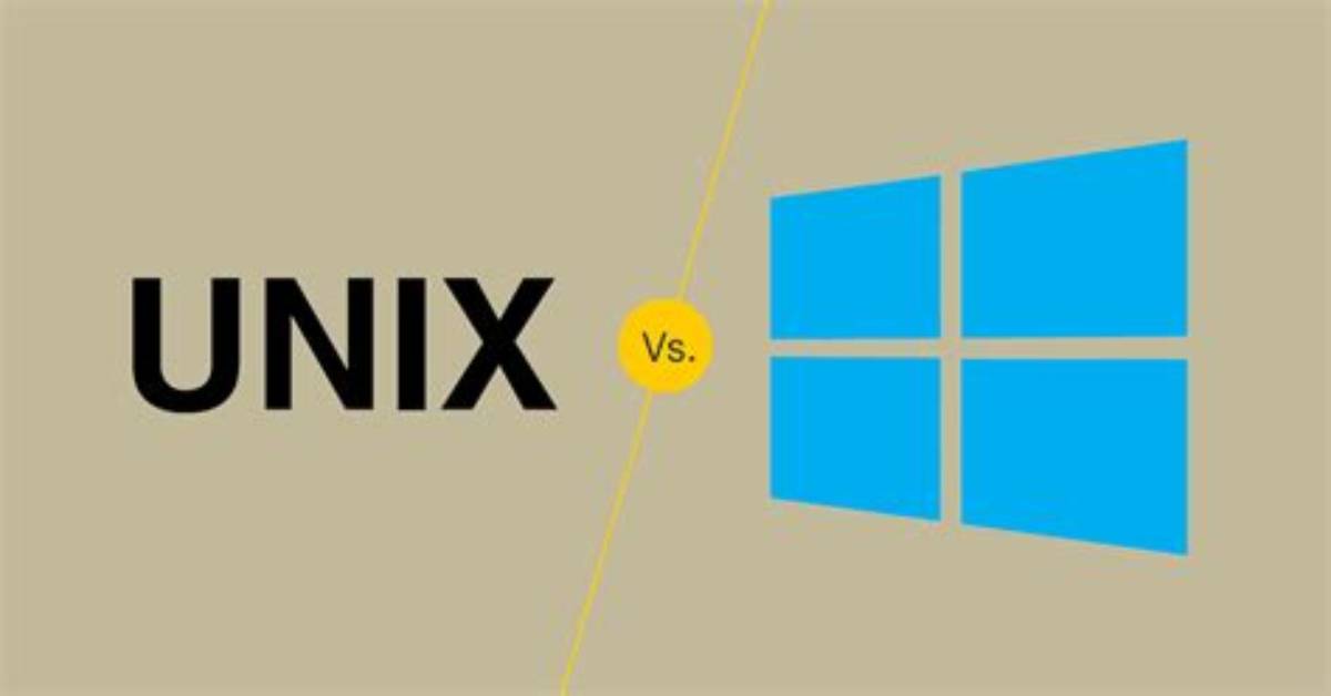 What Is Difference Unix and Windows?