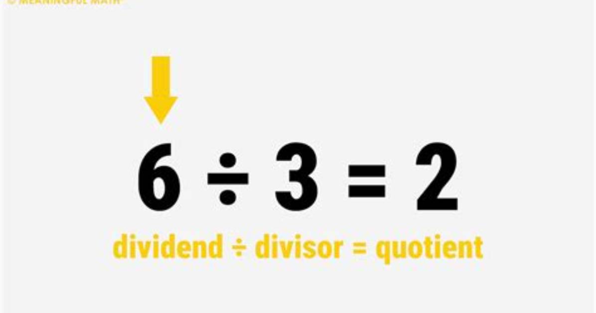 What Is Dividend in Math?