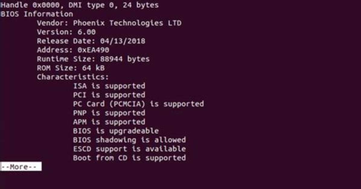 What Is Dmidecode Command in Linux?