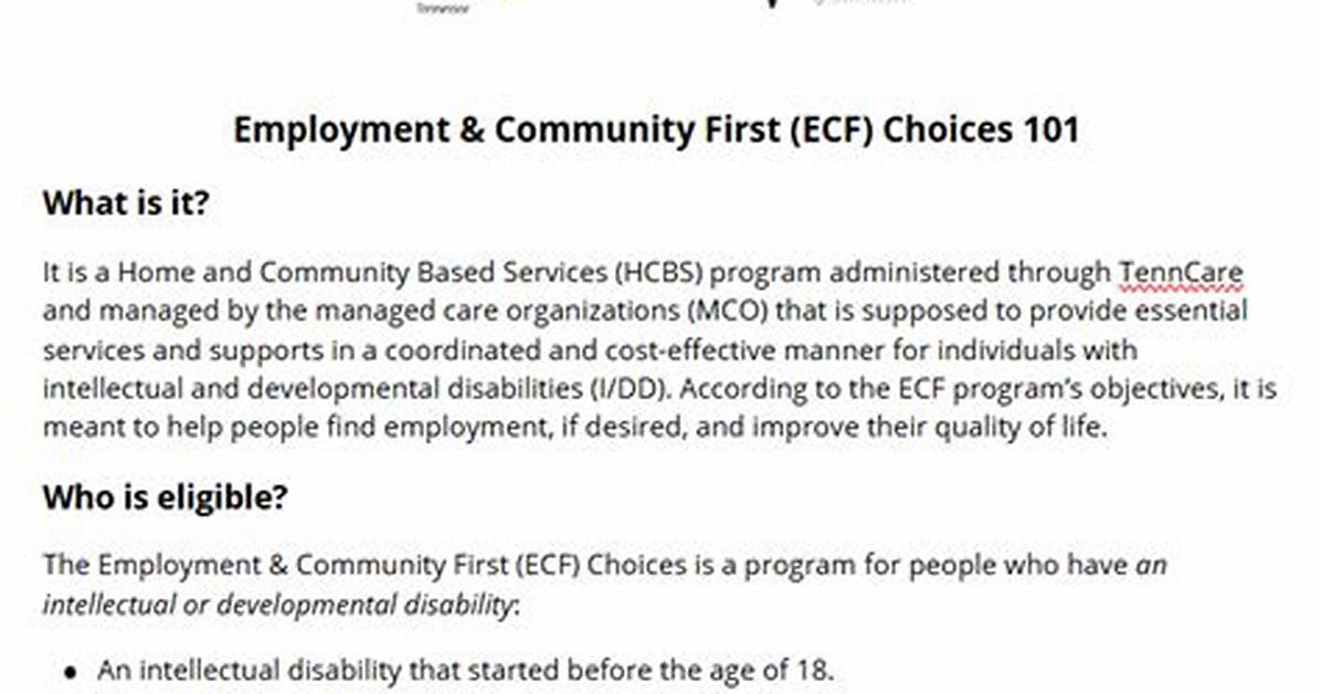 What Is Ecf Choices?