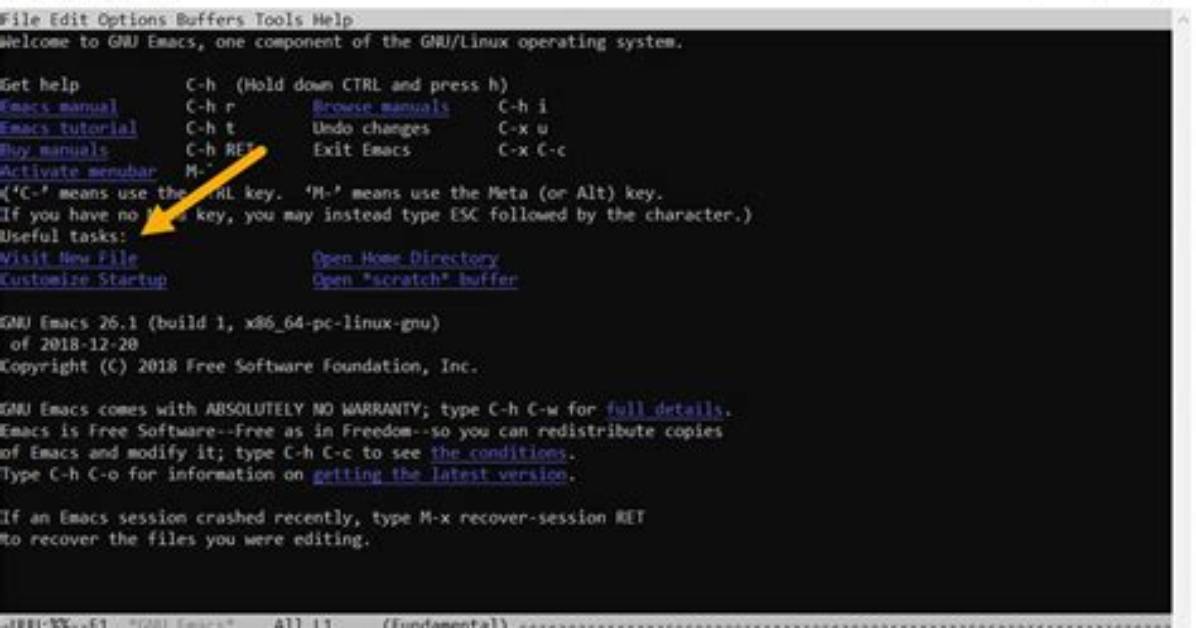 What Is Emacs Command in Linux?
