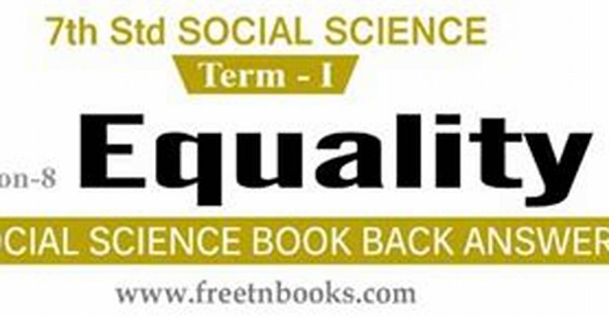 What Is Equality 7Th Standard?